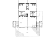 Modern Style House Plan - 4 Beds 2 Baths 1536 Sq/Ft Plan #72-350 