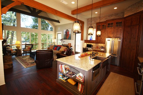 Interior - Kitchen 2 for Craftsman House Plan #54-441 - 4 bed, 3 bath