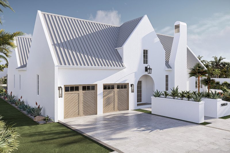 House Blueprint - Exterior - Other Elevation 1 for Beach House Plan #455-757 - 3 bed, 2.5 bath