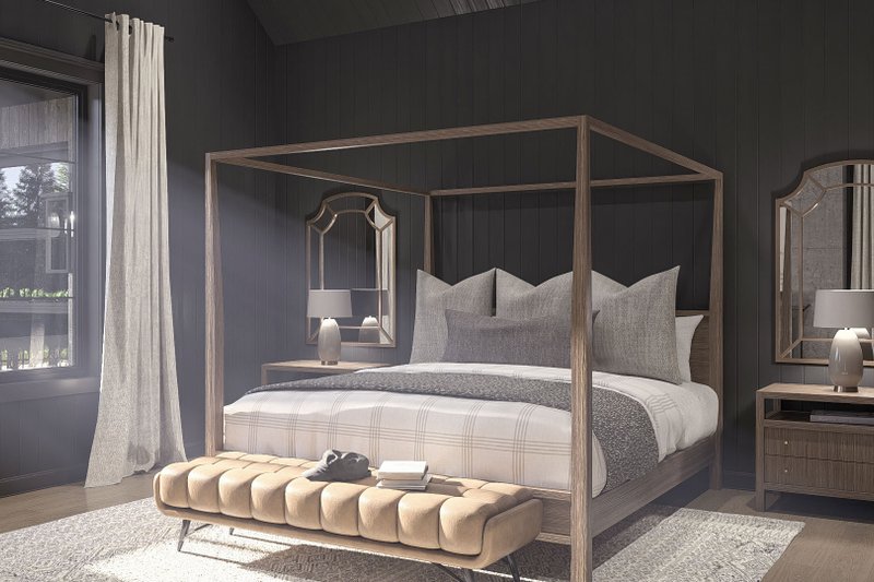 Dream House Plan - Interior - Master Bedroom for Cottage House Plan #455-714 - 5 bed, 5 bath