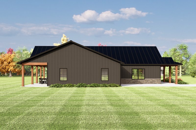 Home Plan - Exterior - Other Elevation 3 for Country House Plan #1064-330 - 1 bed, 1.5 bath