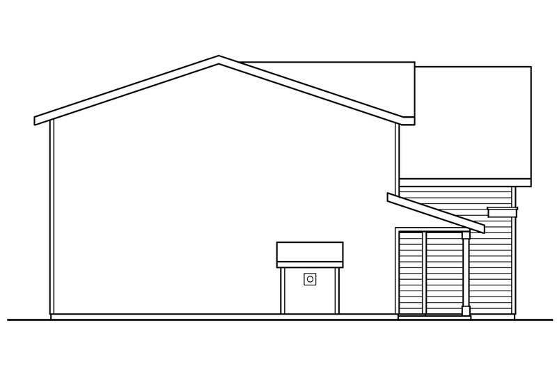 Home Plan - Exterior - Other Elevation for Farmhouse House Plan #124-538 - 4 bed, 2 bath