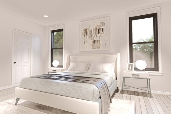 Interior - Master Bedroom for Cabin House Plan #932-1342 - 3 bed, 2.5 bath