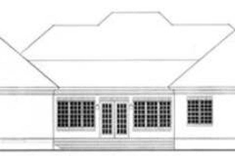 House Plan Design - Exterior - Rear Elevation for Colonial House Plan #406-125 - 3 bed, 2.5 bath