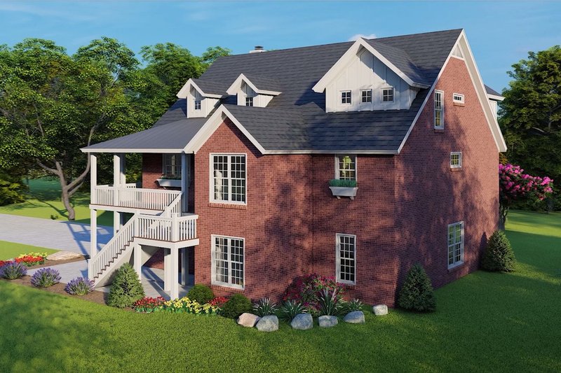 Architectural House Design - Photo 1 for Southern House Plan #932-827 - 3 bed, 2 bath