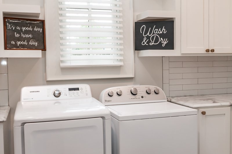Dream House Plan - Interior - Laundry for European House Plan #430-192 - 3 bed, 2 bath