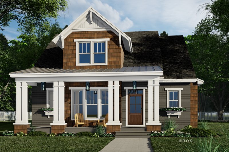 Dream House Plan - Exterior - Front Elevation 5 for Craftsman House Plan #51-1561 - 3 bed, 3.5 bath