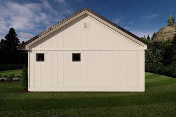Exterior - Front Elevation 3 for Farmhouse House Plan #126-259 - 2 bed, 1 bath