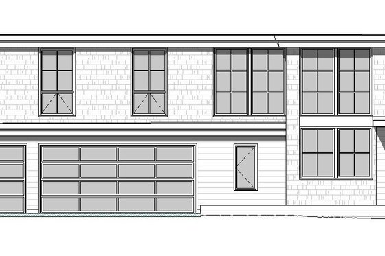 Exterior - Front Elevation 3 for Modern House Plan #901-151 - 4 bed, 3.5 bath