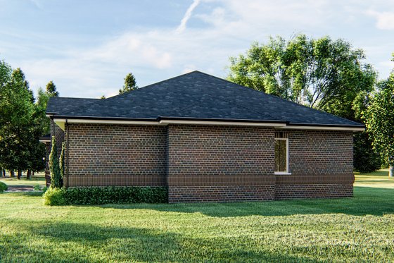 Exterior - Other Elevation 2 for Traditional House Plan #455-119 - 2 bed, 2 bath