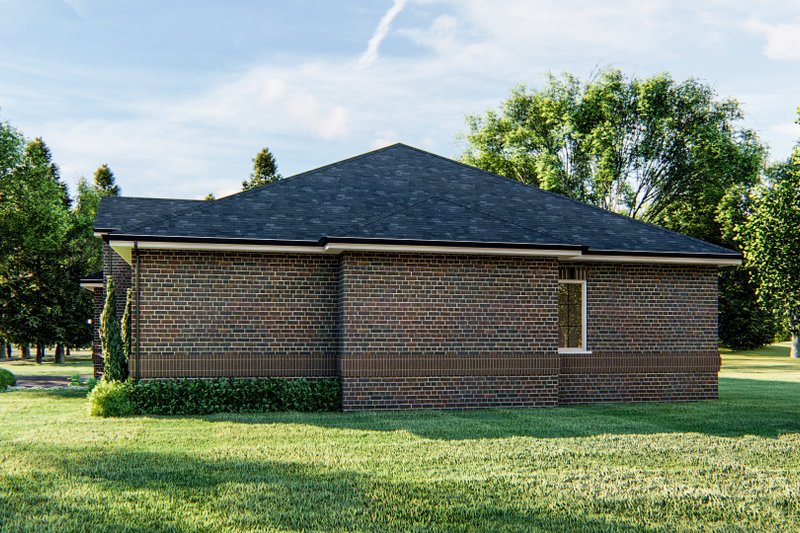 House Blueprint - Exterior - Other Elevation 2 for Traditional House Plan #455-119 - 2 bed, 2 bath