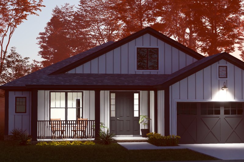 House Blueprint - Exterior - Other Elevation 4 for Farmhouse House Plan #513-2449 - 4 bed, 3.5 bath
