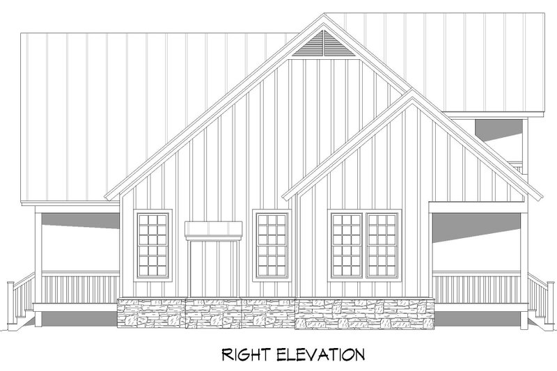 House Blueprint - Exterior - Other Elevation for Country House Plan #932-359 - 3 bed, 2.5 bath