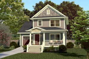 Country Exterior - Front Elevation Plan #79-271