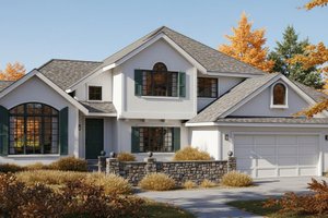 Traditional Exterior - Front Elevation Plan #97-220