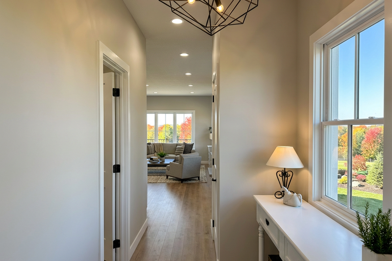 Dream House Plan - Interior - Entry for Farmhouse House Plan #51-1542 - 3 bed, 2.5 bath