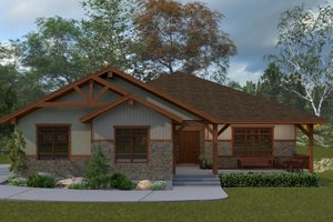 Dream House Plan - Traditional Exterior - Front Elevation Plan #1060-474