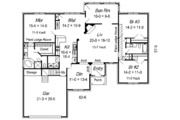 House Plan - 3 Beds 2 Baths 2376 Sq/Ft Plan #329-250 