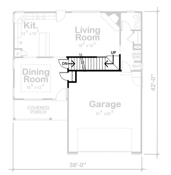 House Plan Design - Traditional Floor Plan - Other Floor Plan #20-1779