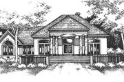 Mediterranean Style House Plan - 4 Beds 2 Baths 2074 Sq/Ft Plan #320-418 