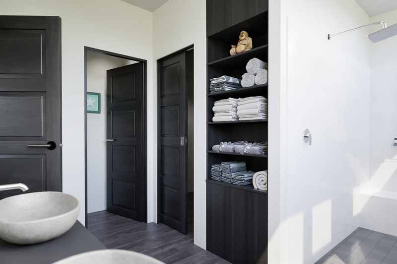 Architectural House Design - Interior - Master Bathroom for Contemporary House Plan #48-1125 - 3 bed, 2 bath