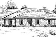 Colonial Style House Plan - 3 Beds 3 Baths 2155 Sq/Ft Plan #30-171 