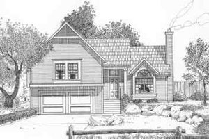 Traditional Exterior - Front Elevation Plan #6-176