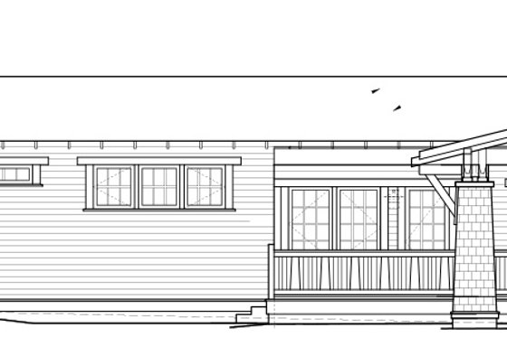 Exterior - Other Elevation for Craftsman House Plan #895-94 - 2 bed, 2 bath