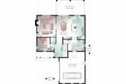 European Style House Plan - 3 Beds 2.5 Baths 2427 Sq/Ft Plan #23-2253 
