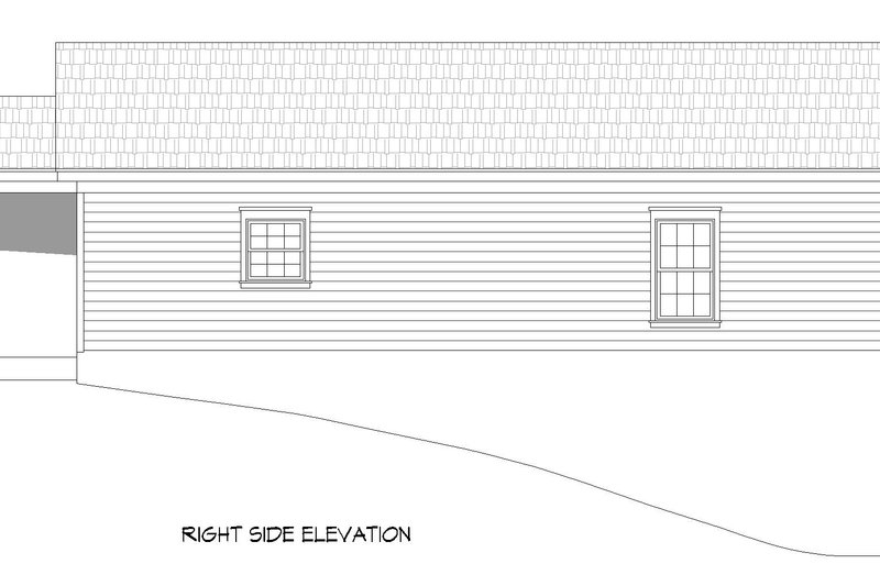 Architectural House Design - Exterior - Other Elevation 1 for Modern House Plan #932-894 - 3 bed, 2 bath