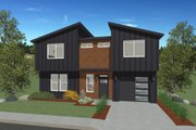 Contemporary Style House Plan - 3 Beds 2.5 Baths 1469 Sq/Ft Plan #943-52 