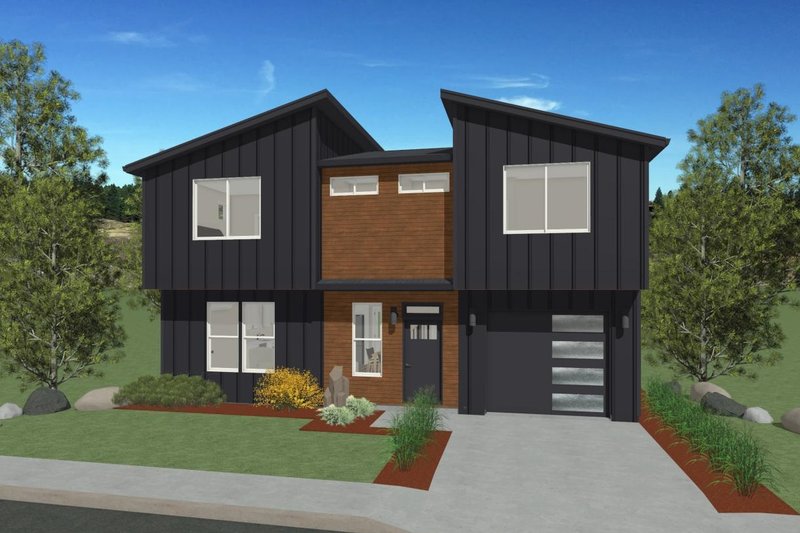 House Blueprint - Contemporary Exterior - Other Elevation Plan #943-52