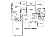Colonial Style House Plan - 4 Beds 4 Baths 4354 Sq/Ft Plan #81-1632 