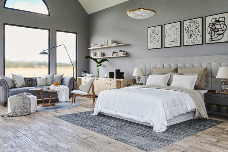 House Plan Design - Interior - Master Bedroom for Craftsman House Plan #54-697 - 4 bed, 4.5 bath