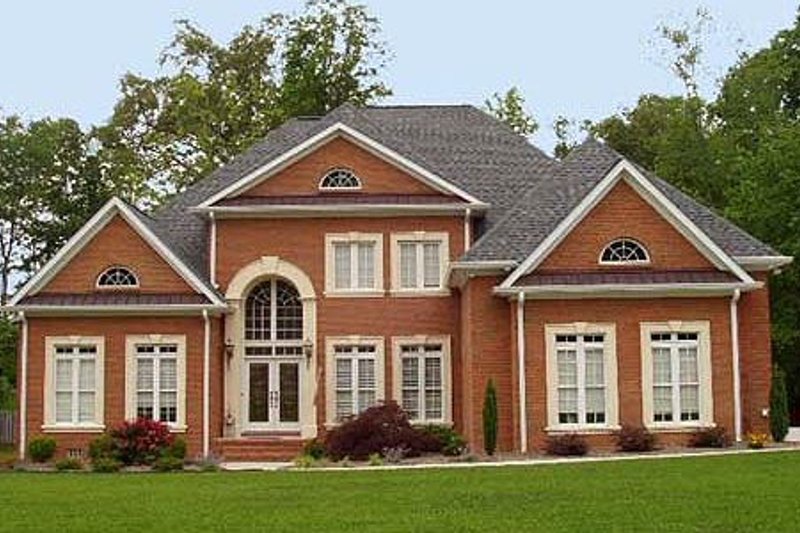 Home Plan - European Exterior - Front Elevation Plan #119-129