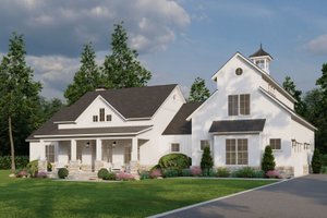 Farmhouse Exterior - Front Elevation Plan #923-350
