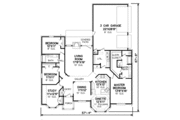 Traditional Style House Plan - 3 Beds 2 Baths 2163 Sq/Ft Plan #65-407 