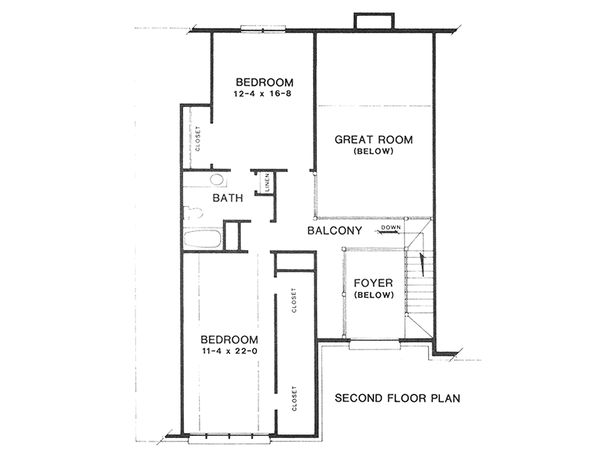 Dream House Plan - Upper Floor Plan - 2700 square foot European home