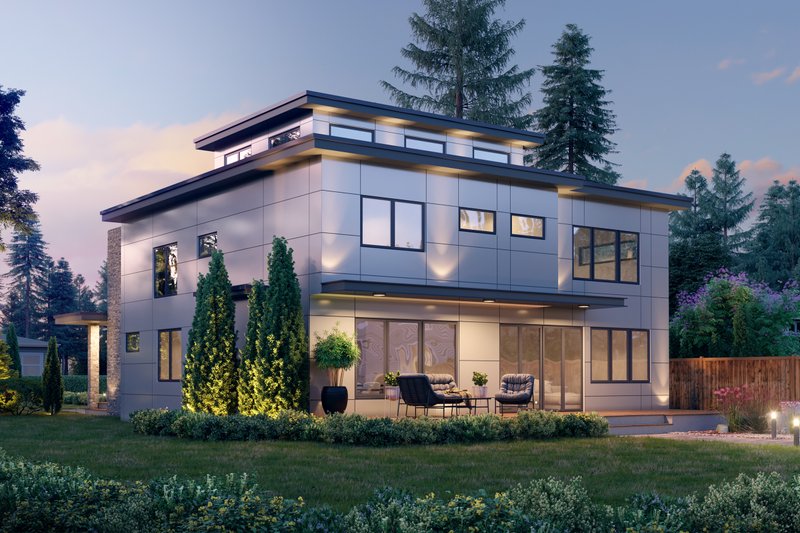 House Plan Design - Exterior - Other Elevation 1 for Contemporary House Plan #1066-113 - 5 bed, 4 bath