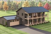 Barndominium Style House Plan - 4 Beds 2.5 Baths 2392 Sq/Ft Plan #1064-338 