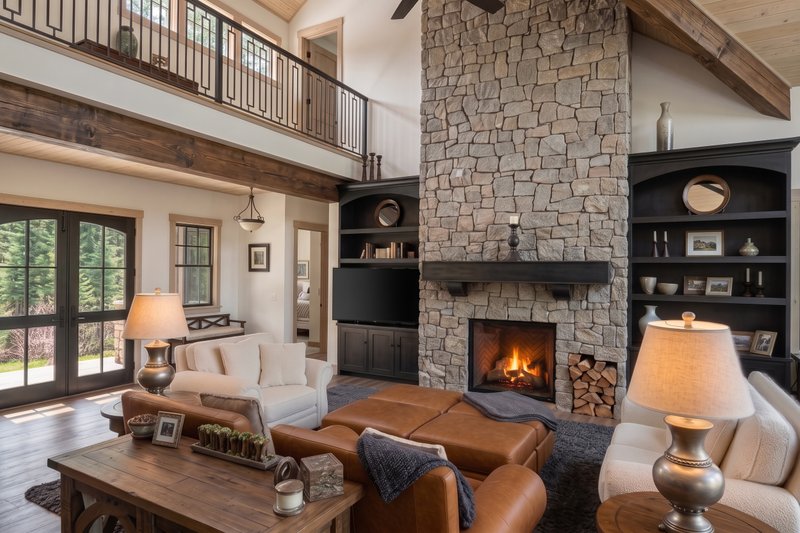 Dream House Plan - Interior - Family Room for Craftsman House Plan #892-50 - 5 bed, 4.5 bath