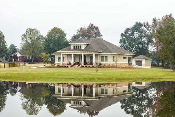 Exterior - Other Elevation for Prairie House Plan #930-463 - 3 bed, 3.5 bath