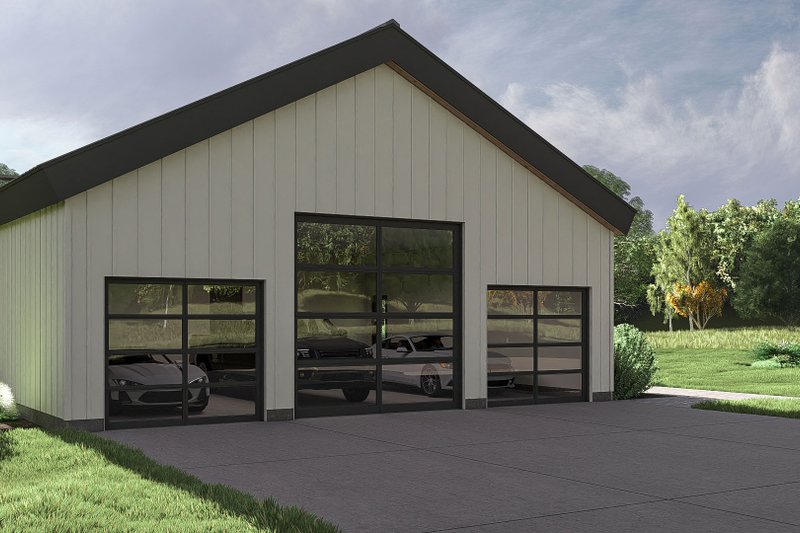 Home Plan - Exterior - Other Elevation 1 for Barndominium House Plan #455-383 - 3 bed, 2.5 bath