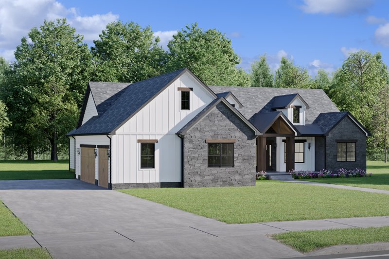 Dream House Plan - Exterior - Front Elevation 4 for Country House Plan #1089-52 - 3 bed, 2.5 bath