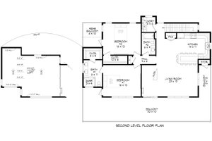 Floor Plan - Main Floor for Contemporary House Plan #932-1129 - 3 bed, 3 bath