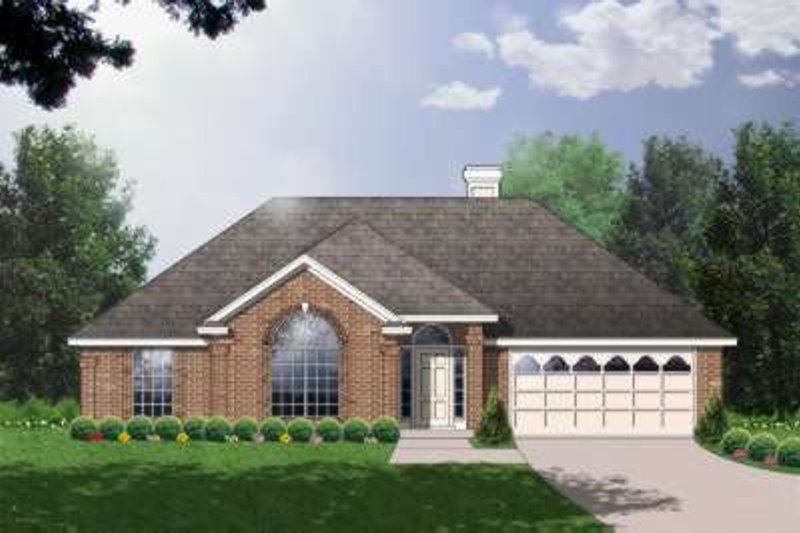 Home Plan - Traditional Exterior - Front Elevation Plan #40-185