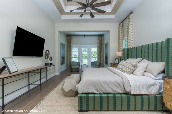 Interior - Master Bedroom for Modern House Plan #930-519 - 4 bed, 4.5 bath