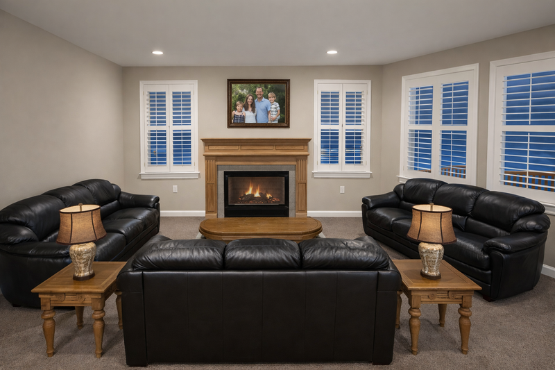 House Design - Interior - Family Room for Cabin House Plan #1060-451 - 4 bed, 3 bath
