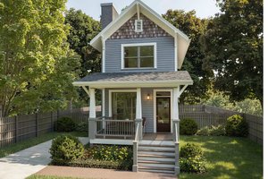 Dream House Plan - Exterior - Front Elevation for Craftsman House Plan #79-278 - 2 bed, 2.5 bath