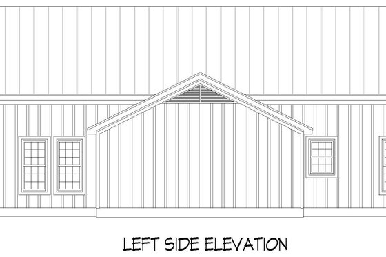 Exterior - Other Elevation for Country House Plan #932-1182 - 4 bed, 3 bath